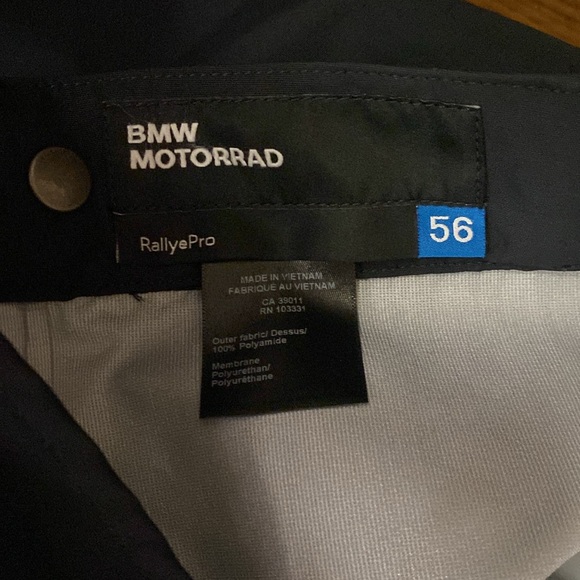 BNWOT BMW RallyePro Riding Pants Overpants - Men Size 56 - Picture 7 of 7